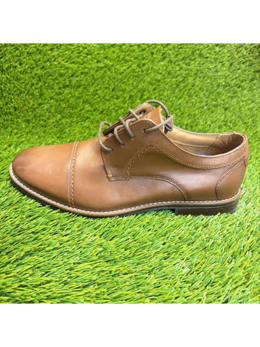 Nunn Bush Westwood Mens Size 9 Brown Casual Classic Plain Toe Oxford Dress Shoes